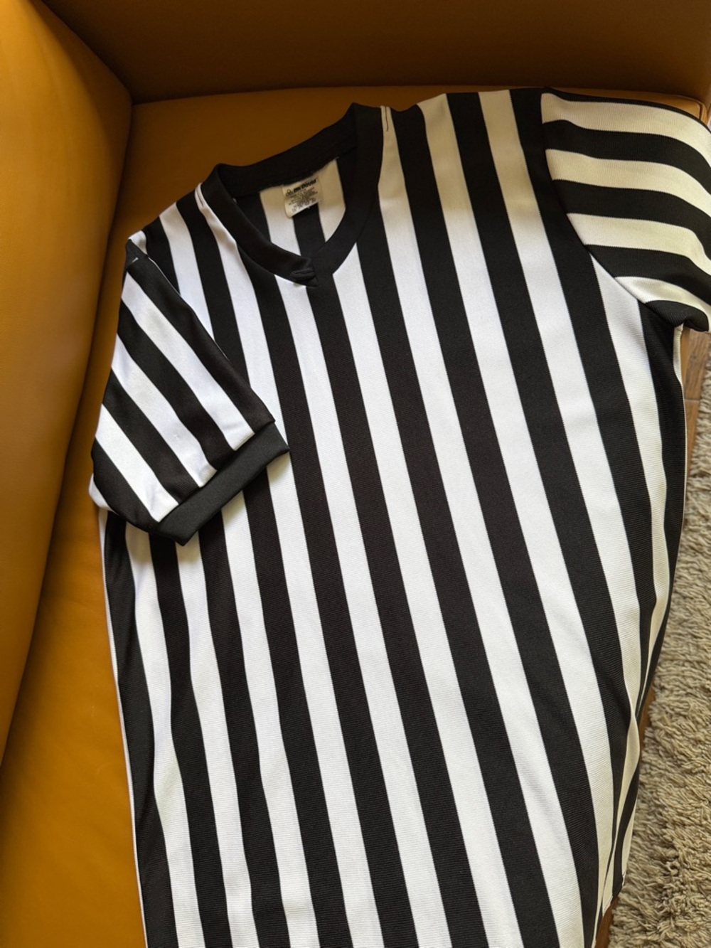 McDavid Referee Black & White Striped Shirt